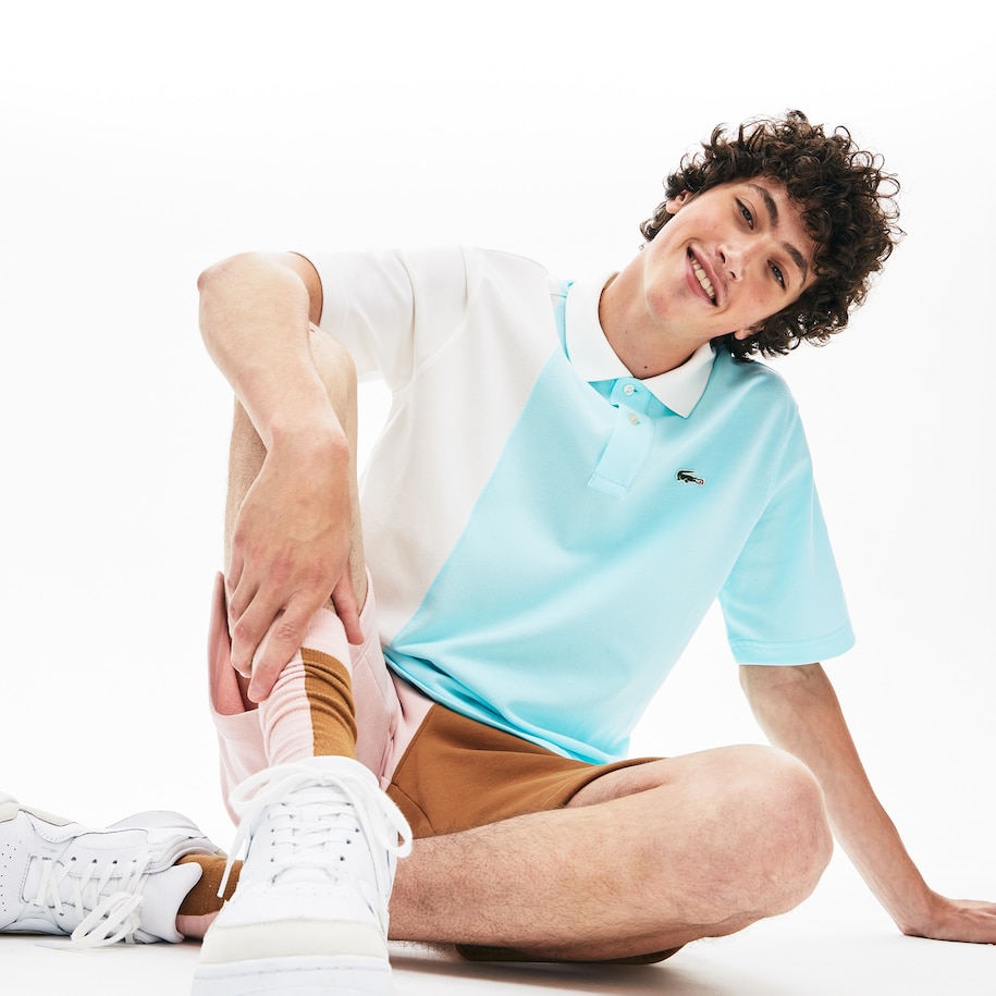 Polo Lacoste LIVE x Golf Le Fleur loose fit en piqué color ...