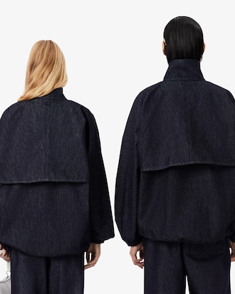 Runway Denim Track Jacket
