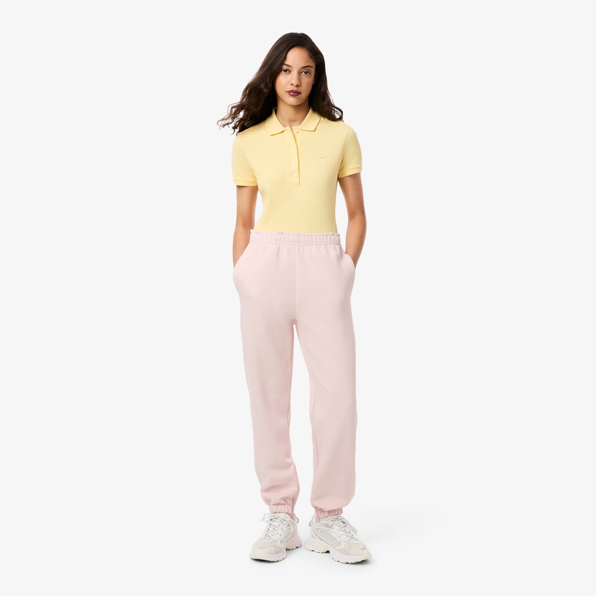 Lacoste Pantalones De Conjunto Deportivo De Piqué Rosa