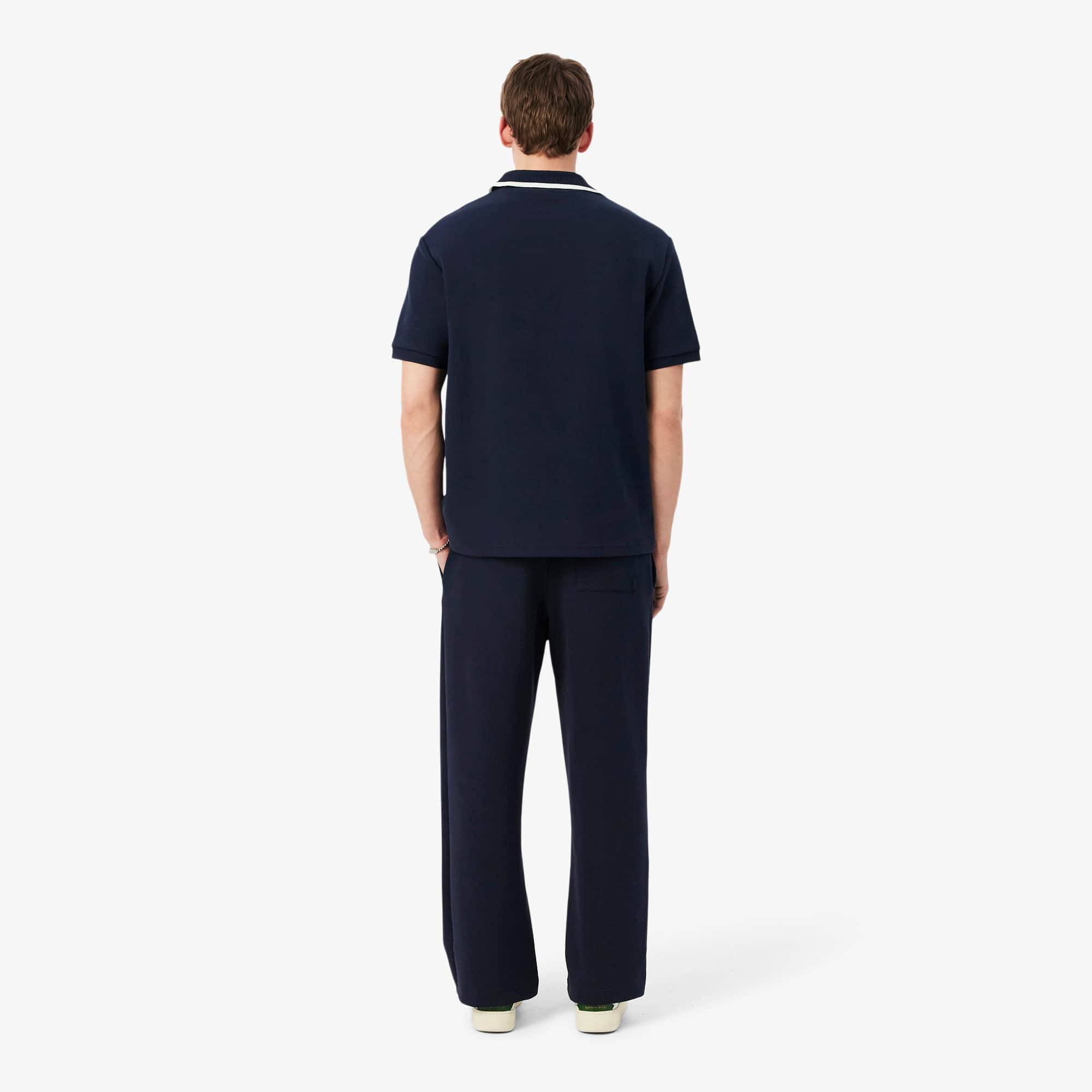 Badge Accent Piqué Sweatpants