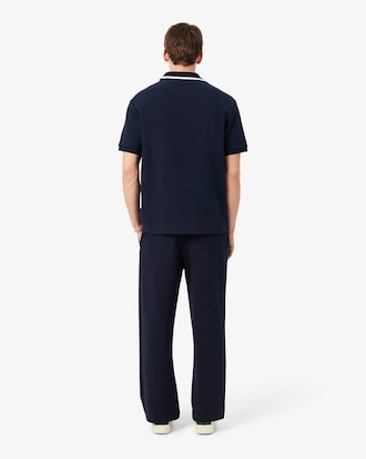 Badge Accent Piqu&eacute; Sweatpants
