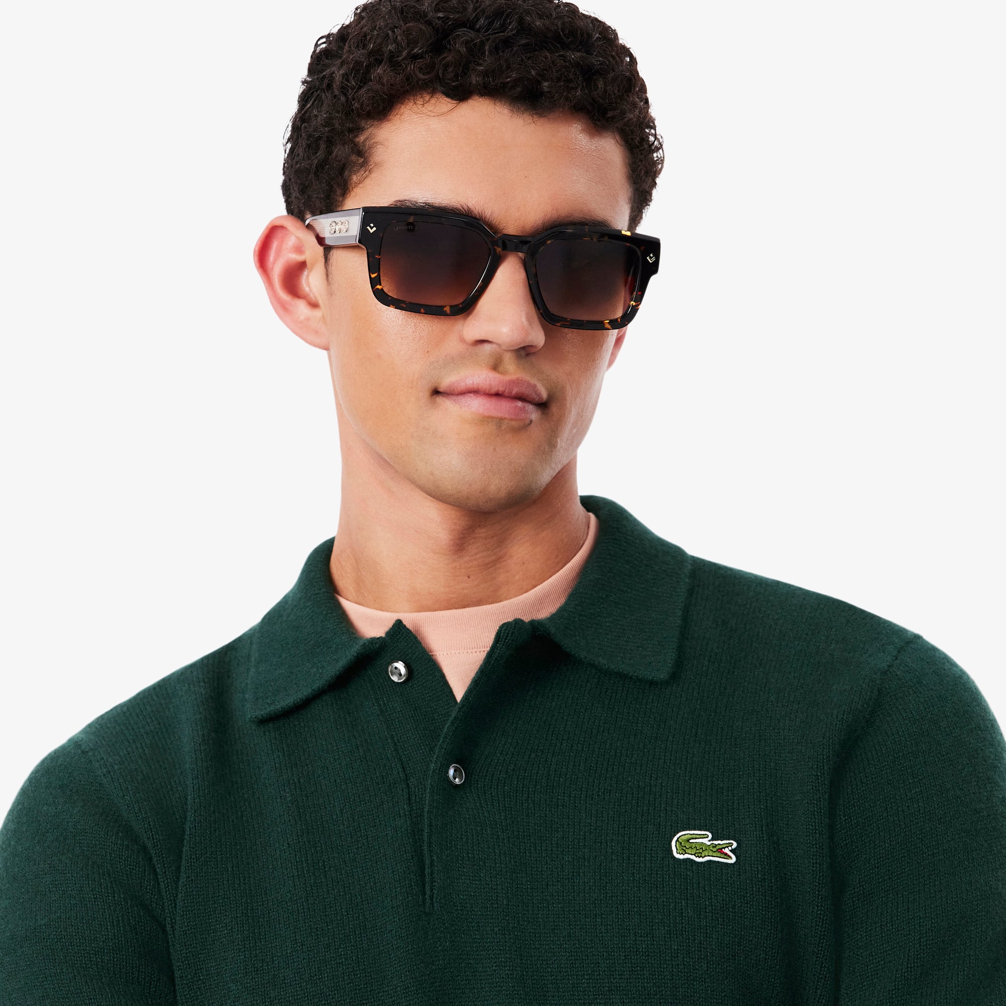 Cashmere Polo Collar Sweater