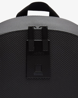 Chantaco Fingerprint Lock Piqu&eacute; Leather Backpack