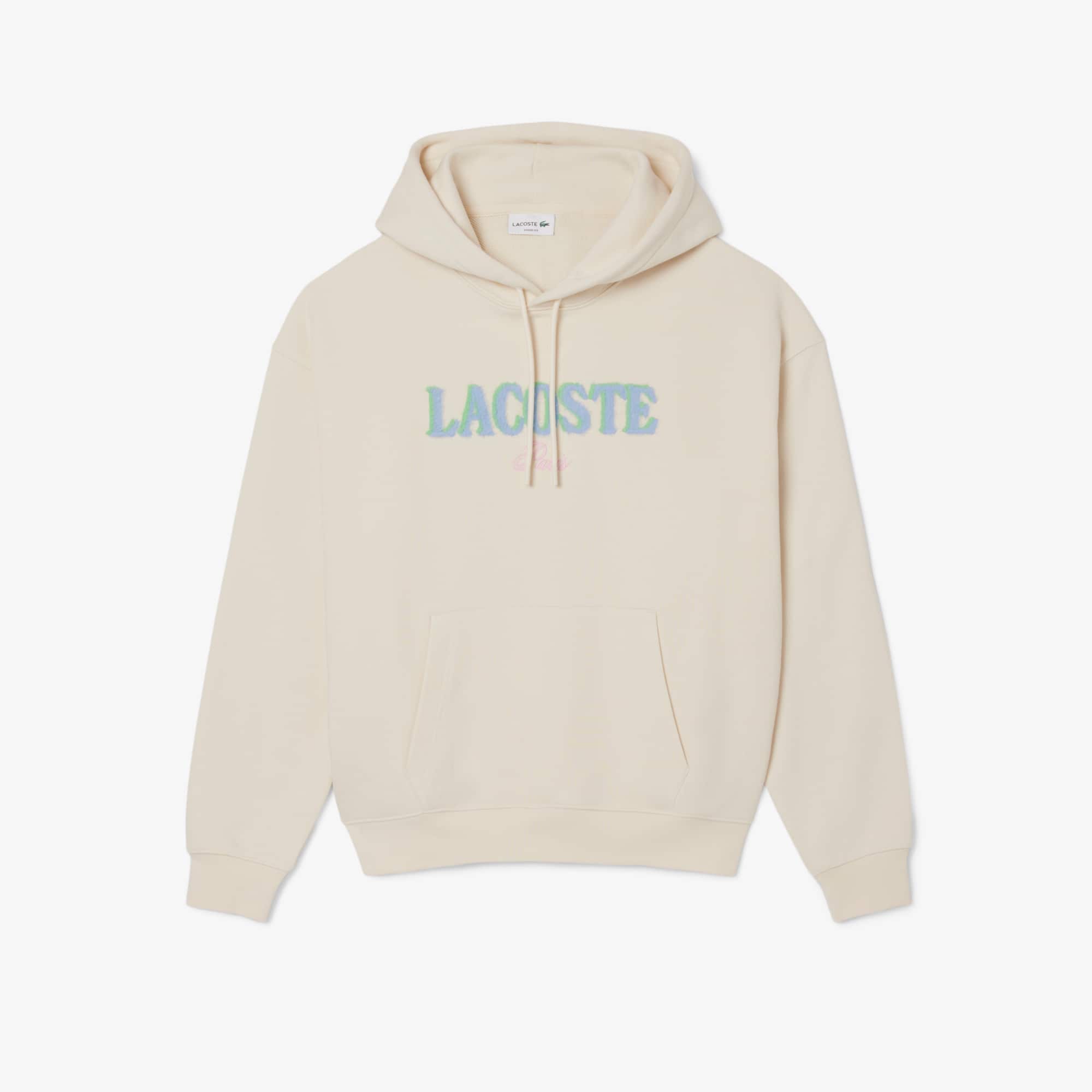 Lacoste Men's Loose Fit Embroidered Hoodie - L - 5