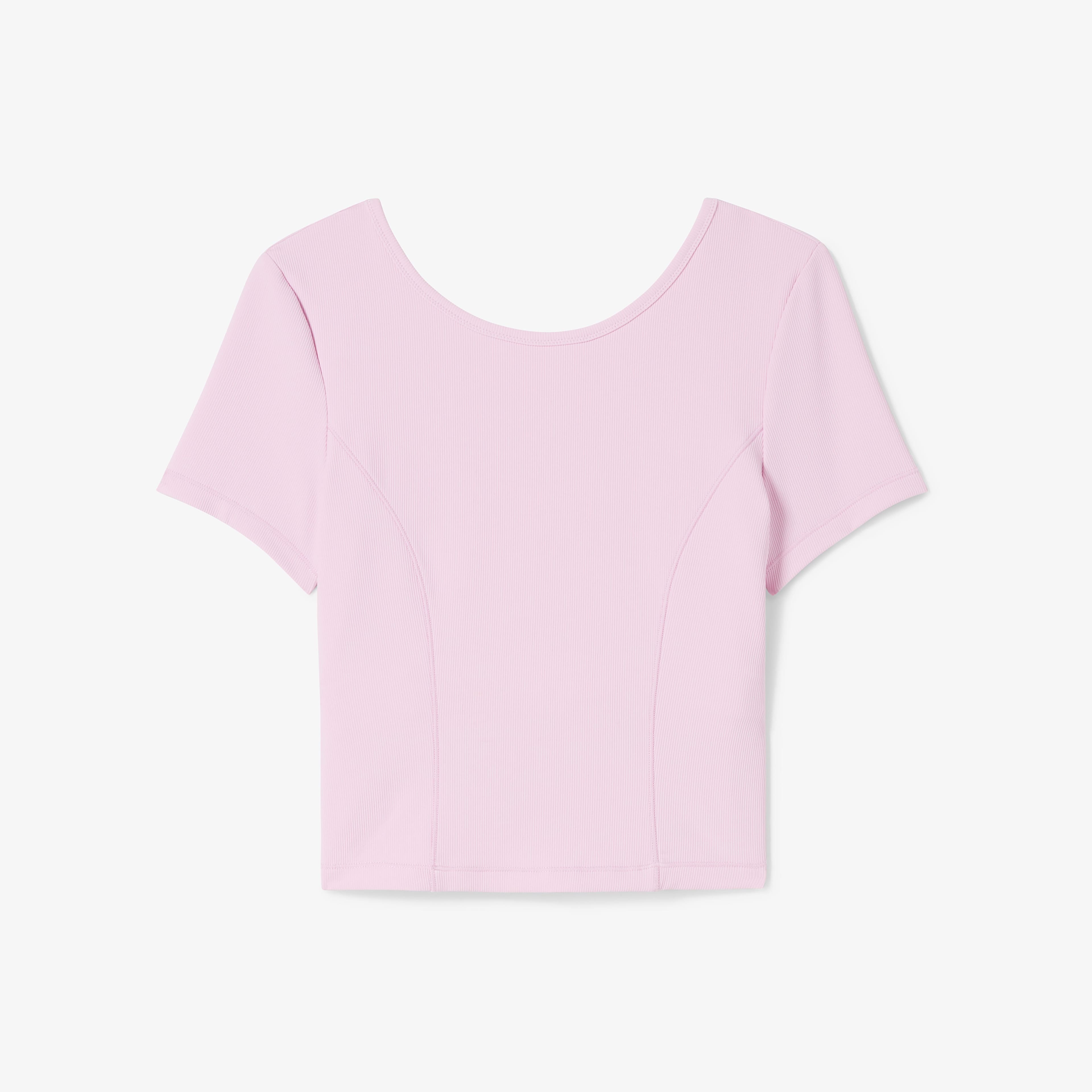 Women's Lacoste x Bandier Short Sleeve Crop Top - T-Shirts