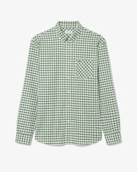 Cotton Twill Plaid Shirt