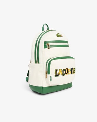 Unisex Textured Patch Backpack