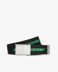 Men’s Contrast Logo Print Belt