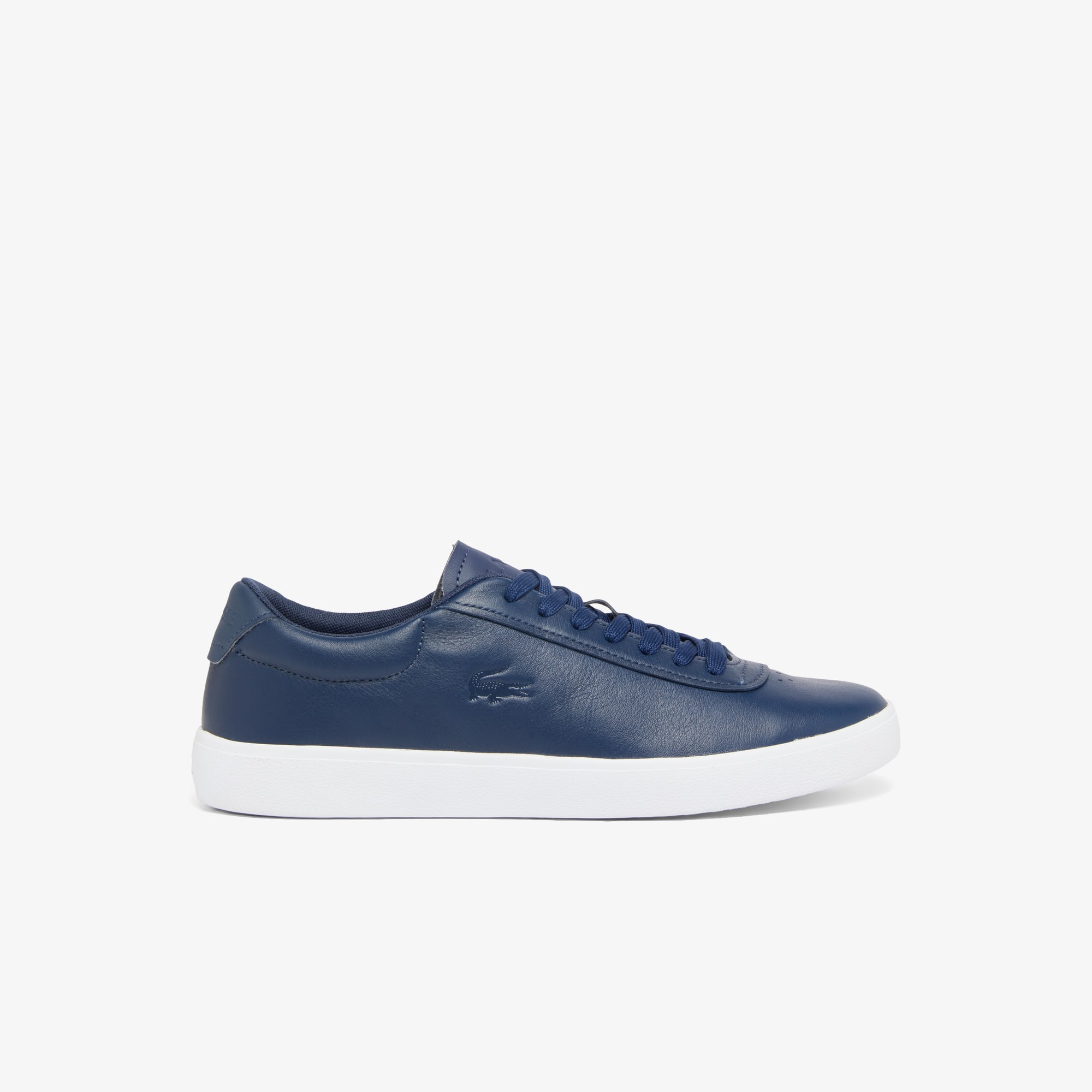 Lacoste Sneakers Deportivas Baseshot Evo De Piel Para Hombre Azul