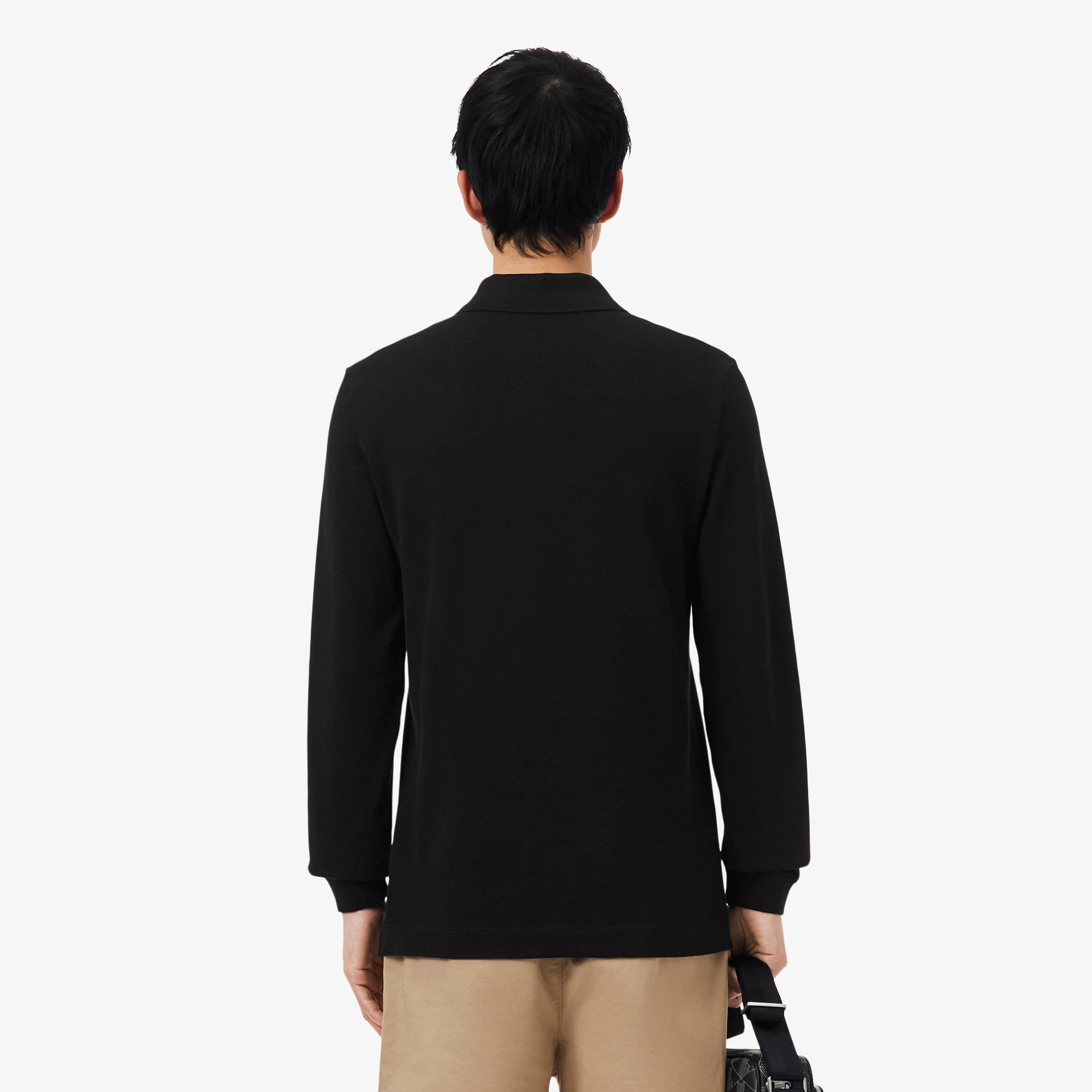 Men's Slim Fit L.12.12 Long Sleeve Polo