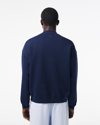 Men's Oversized Piqué Sweatshirt