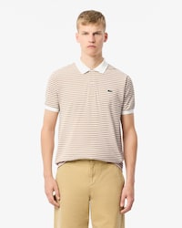 Polo de petit piqué de rayas Classic Fit L.12.12
