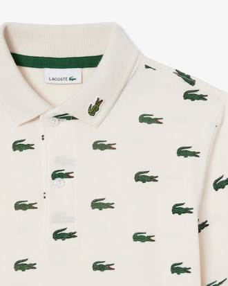 Boys' Printed Petit Piqu&eacute; Polo