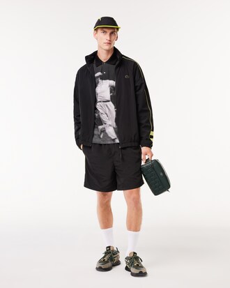 Gorra de jockey con recortes a contraste