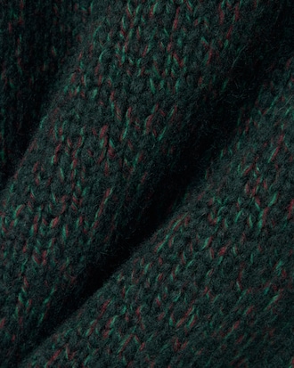 Mercerized Knit Wool Cardigan
