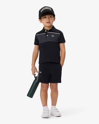 Colorblock Fleece Shorts