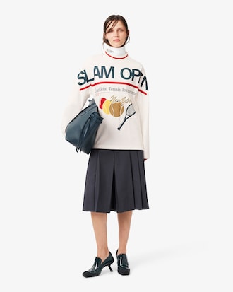 Runway Long Sleeved Tennis Print T-shirt