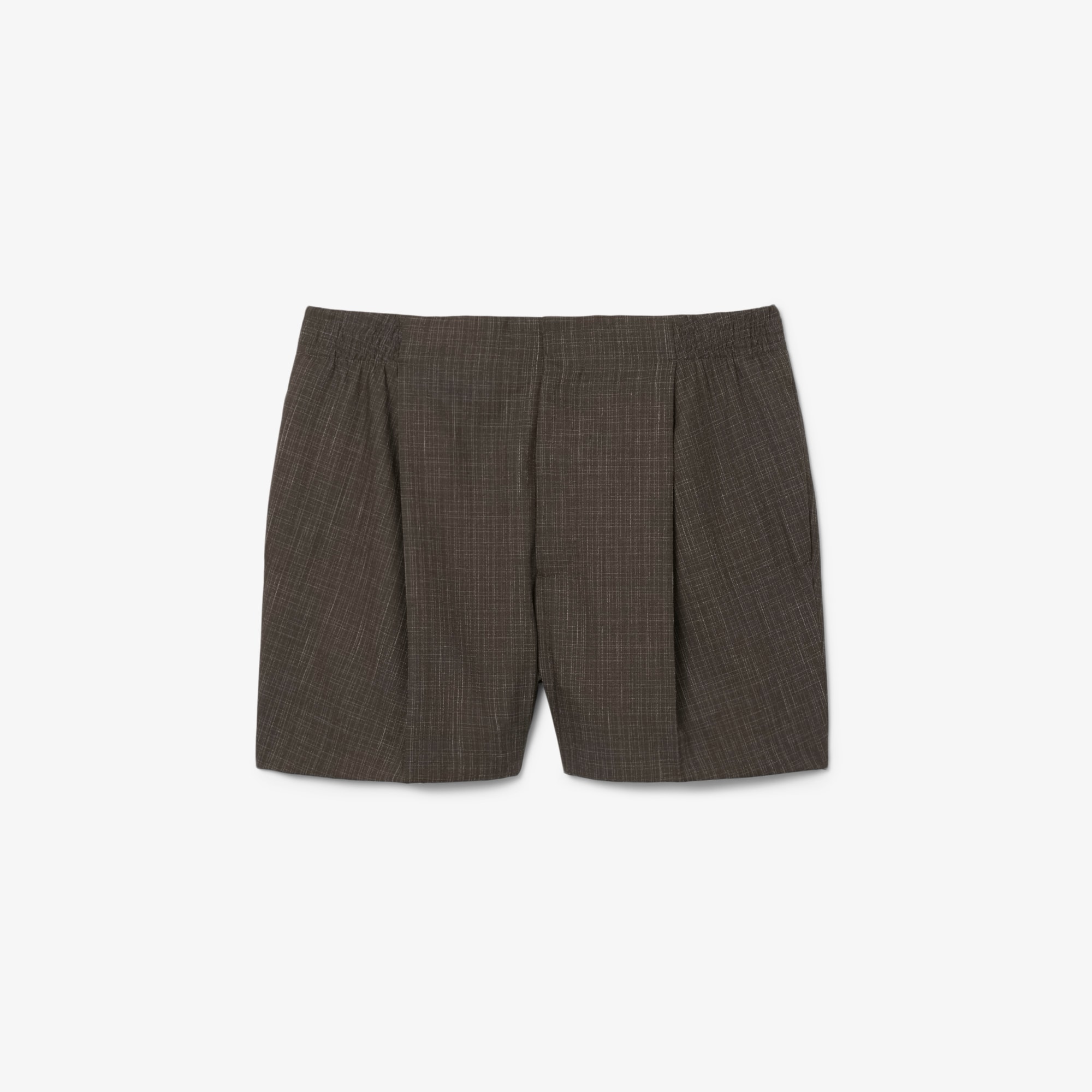 Runway Tailored Wool Bermuda Shorts