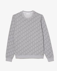 Men's Printed Cotton Fleece Lounge Sweatshirt