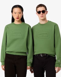 Embossed Fleece Sweatshirt