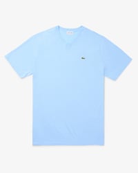 Men’s Tall Fit Ribbed V-Neck Cotton T-Shirt