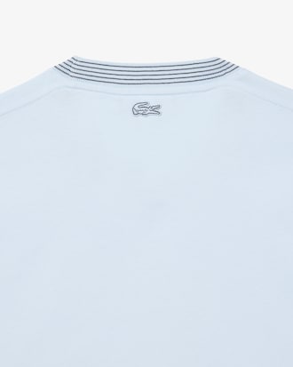 Playera para hombre de punto de algod&oacute;n bordado