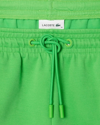 Women's Contrast Panel Piqué Shorts