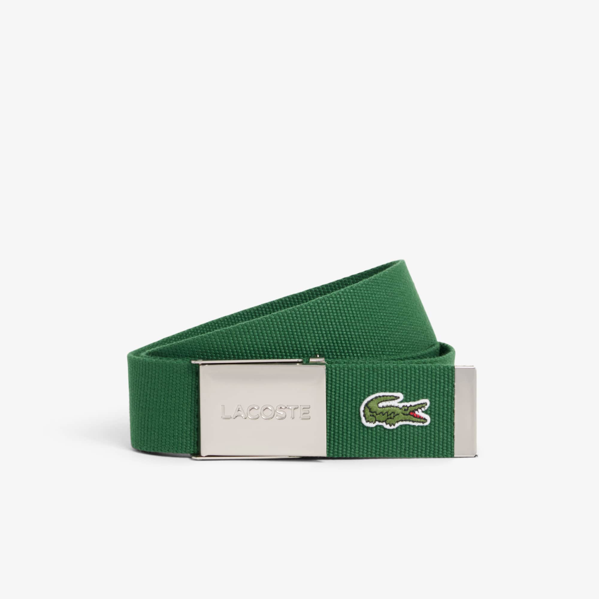 Lacoste Cinturón L.12.12 Concept Made in France para Hombre Verde