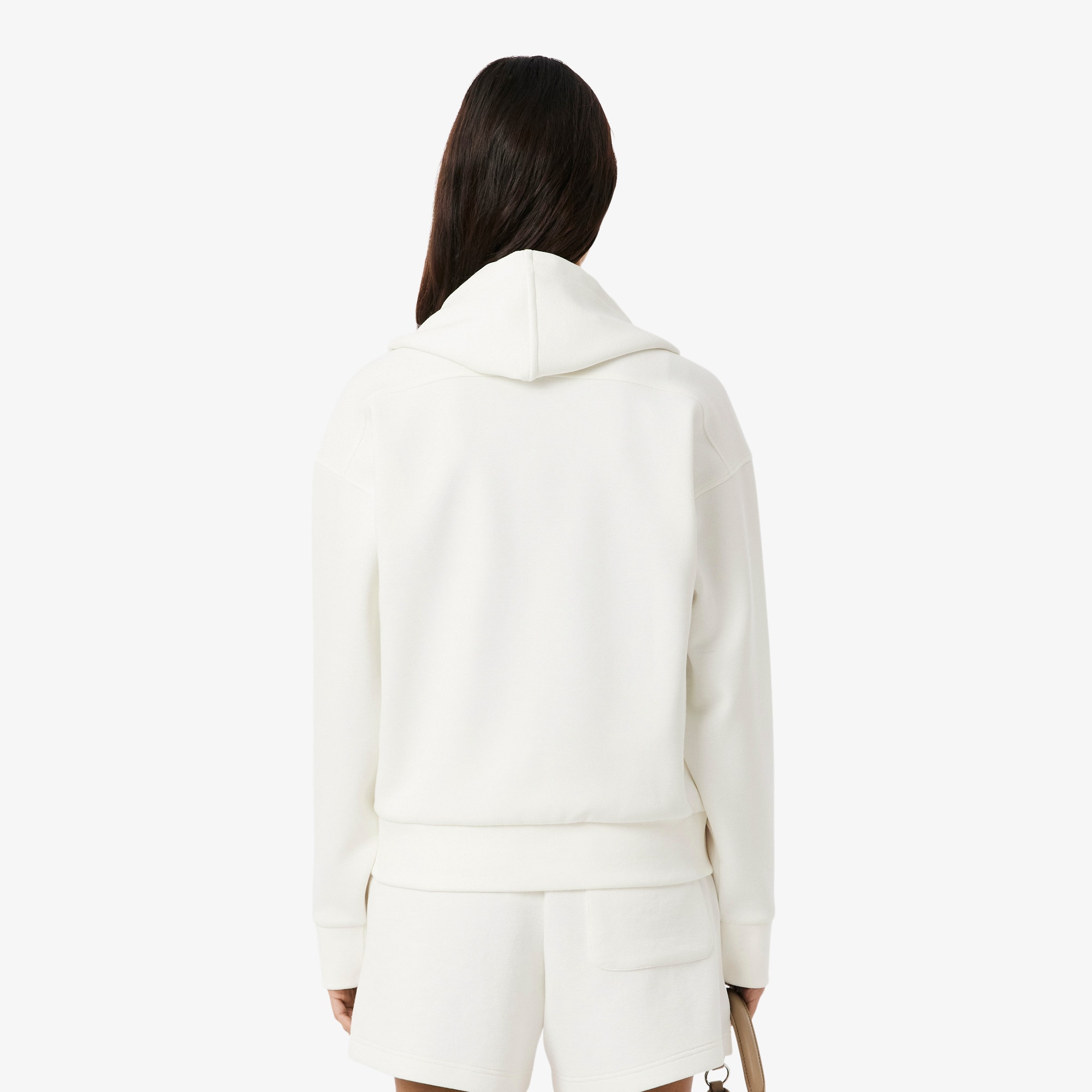Women's Zip-Up Piqué Hoodie - Sweaters & Sweatshirts - New In 2026