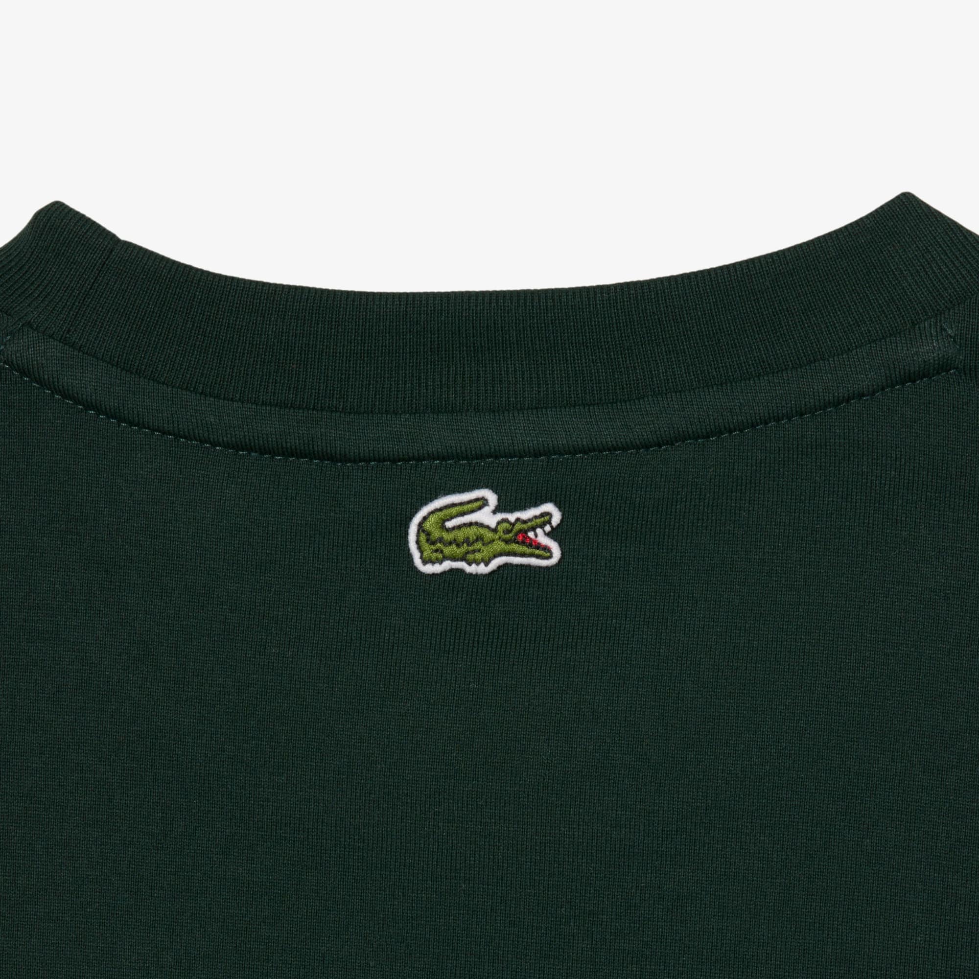 Regular Fit Badge Accent Cotton T-shirt