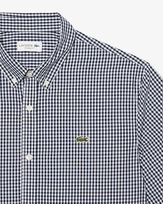 Regular Fit Short Sleeved Plaid Shirt