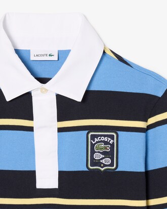 Striped Rugby Polo Shirt
