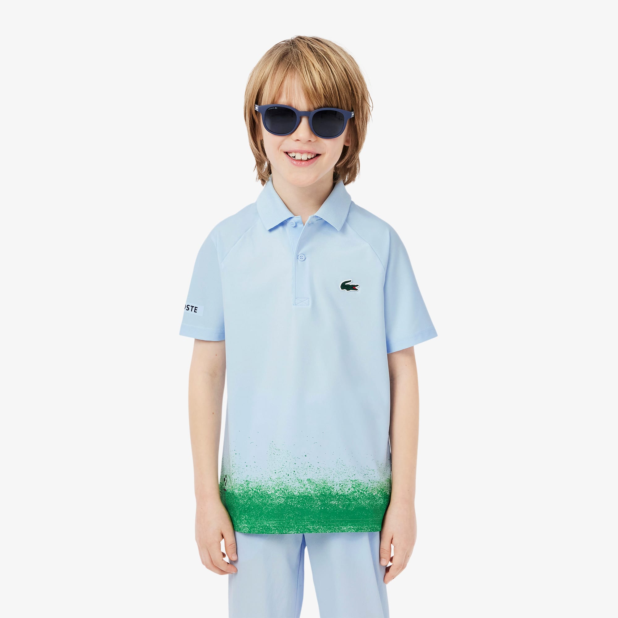 Kids' Lacoste x Daniil Medvedev Stretch Jersey Polo - Teens Polos