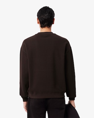 Double Face Piqué Badge Sweatshirt