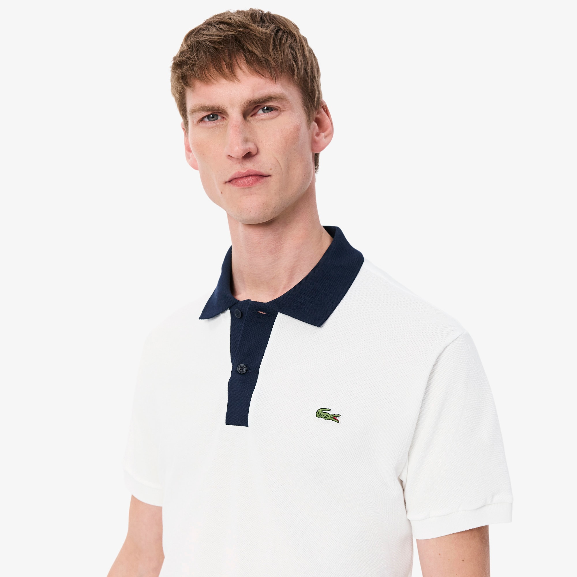 トップス Mens Lacoste L!ve PH4484 Polo Lacoste Men's Jacquard Collar Lacoste Movement Polo - BZD