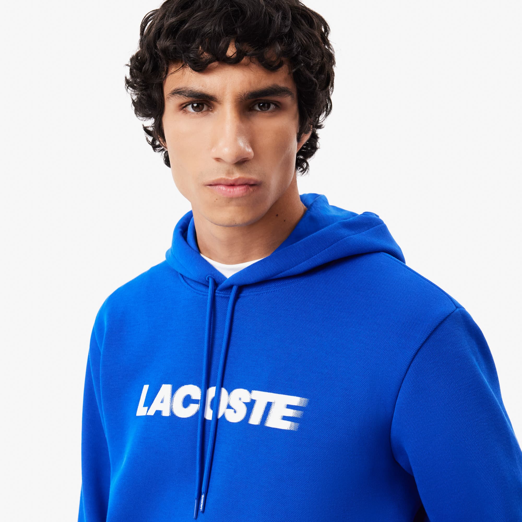 【LACOSTE】★日本未入荷★ICON LOGO HOODIE★正規品★ Lacoste - Black hooded sweatshirt with 