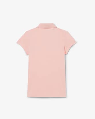 Girls' Scalloped Collar Piqu&eacute; Polo