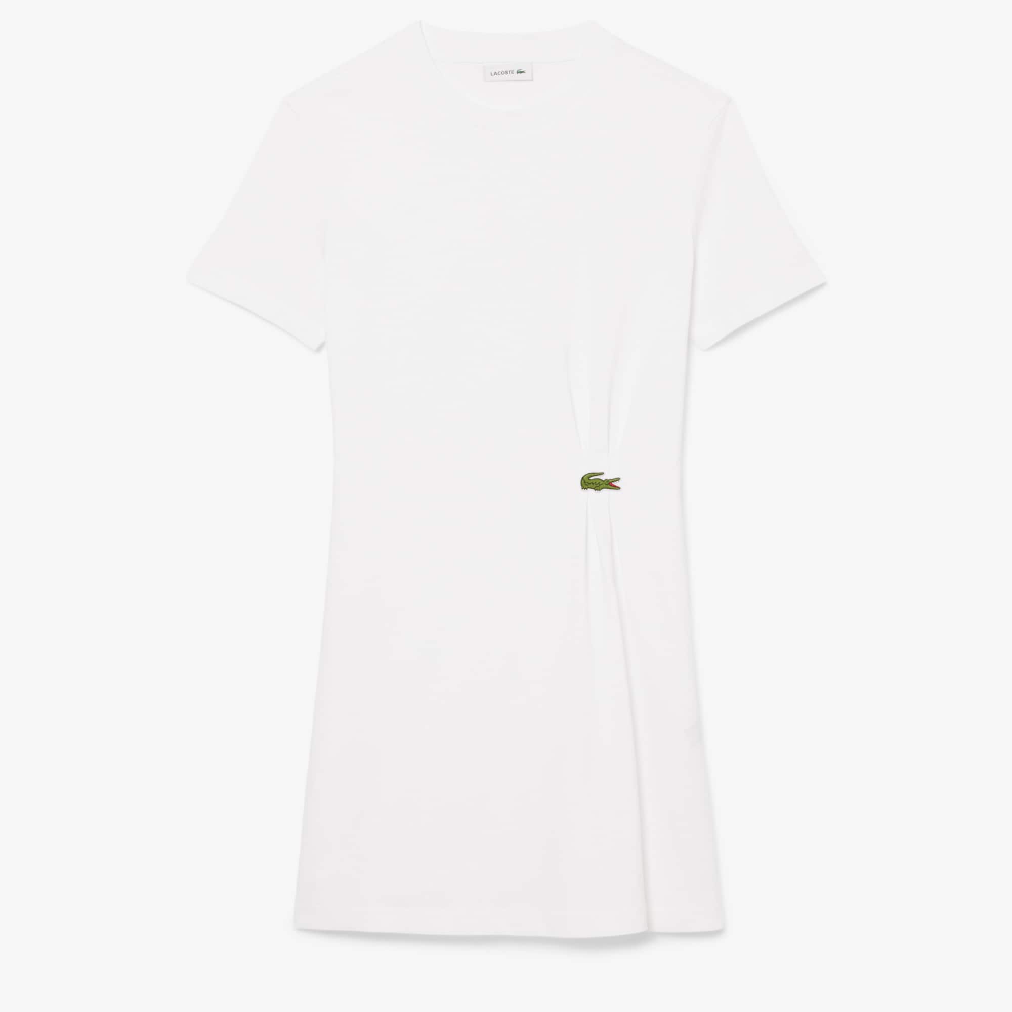 ★LACOSTE★ Women's Training Basic T-Shirt White TF9246-54G0 Ultra Dry Technical Cotton Sport T-shirt - Women's T-Shirts
