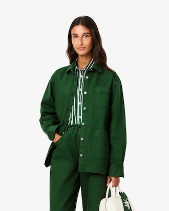 Women's Oversized Denim Overshirt