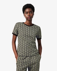 Women's Slim Fit Monogram T-Shirt