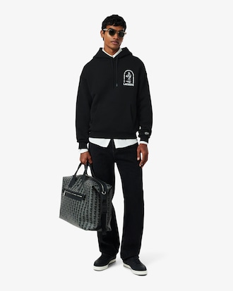 Loose Fit Printed Hoodie