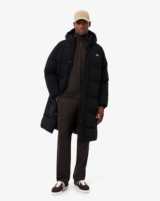Men's Long Water-Repellent Down Jacket
