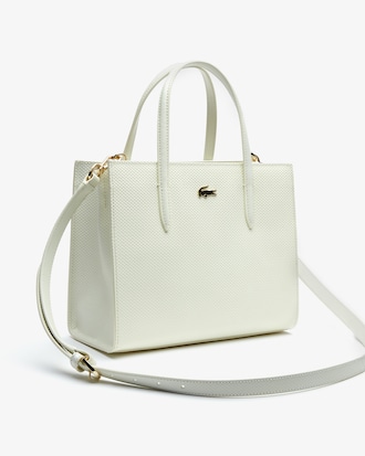 Bolso tote Chantaco de dos posiciones en piqué de piel para mujer 