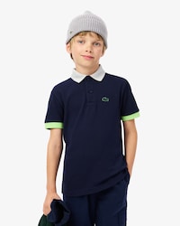 Kids' Colorblock Piqué Polo