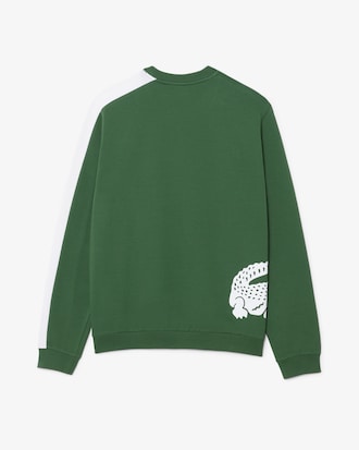 Men's Printed Fleece Lounge Sweatshirt