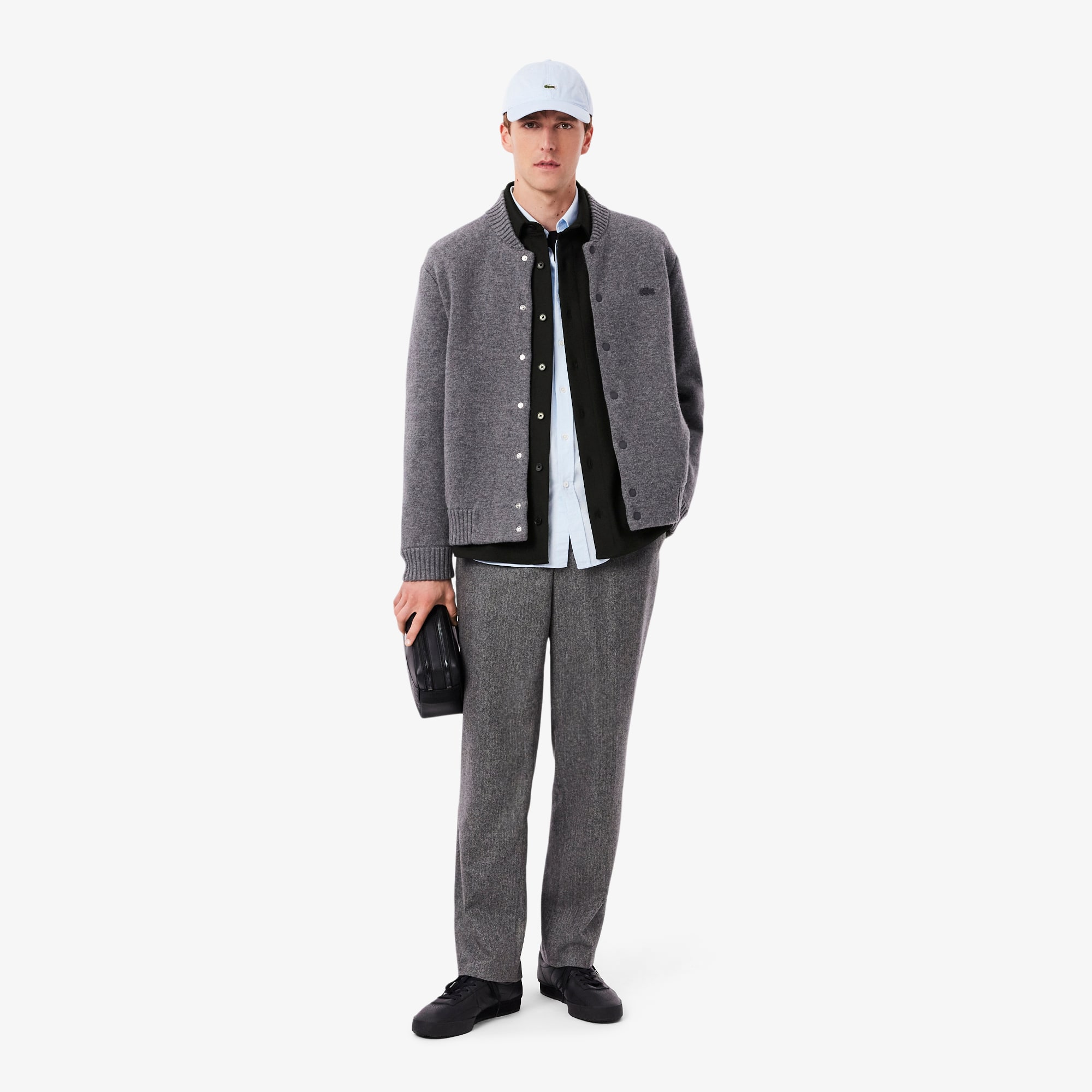 Men's Oversized Double Face Overshirt - Button Down Shirts - New
