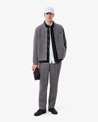 Men's Oversized Double Face Overshirt
