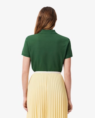 Polo De Petit Piqu&eacute; Suave Con Corte Regular Para Mujer