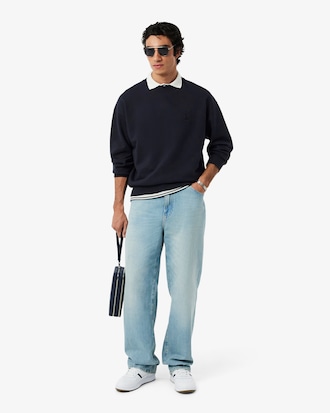 Embroidered Fleece Sweatshirt