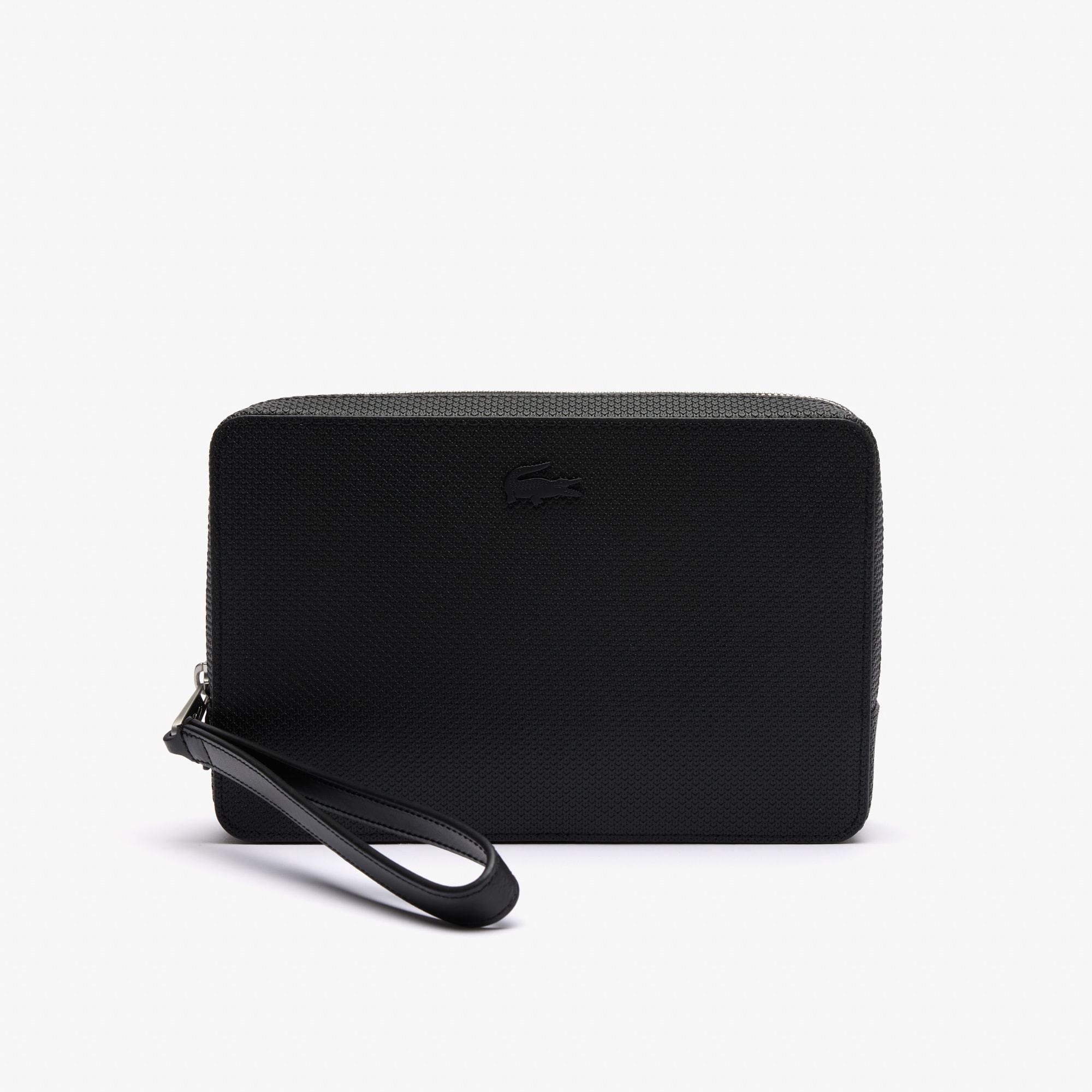 Chantaco Piqué Leather Zipped Pouch - Bags - New In 2026 | Lacoste